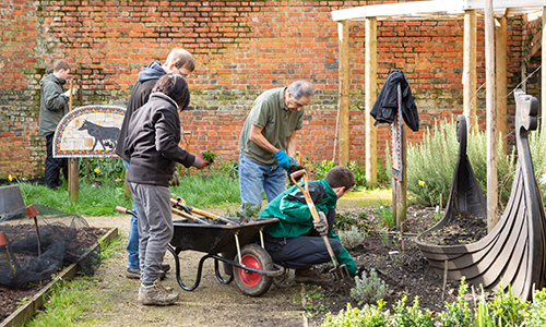 Gardening volunteer community group