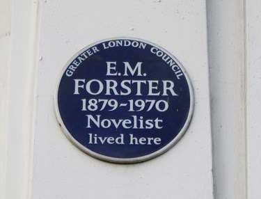 EM Forster plaque 