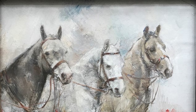 Three Ponies, Madeline Green, © Private Collection 