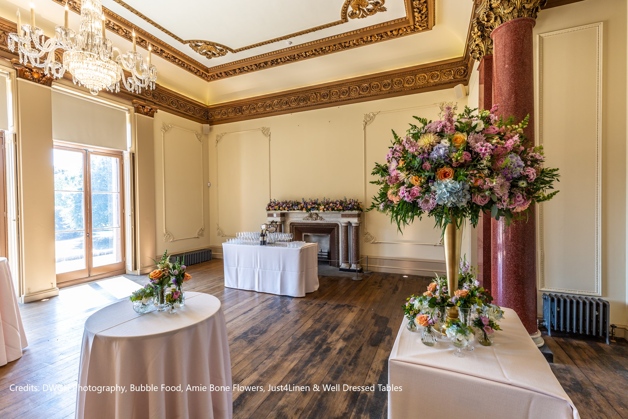 Bubble Dining Room Bar And Florals